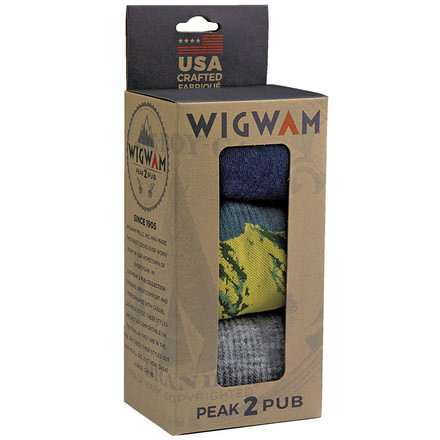 Wigwam PeaktoPub GiftBox Socks -Mens, Assortment, Large, S1510 005LG