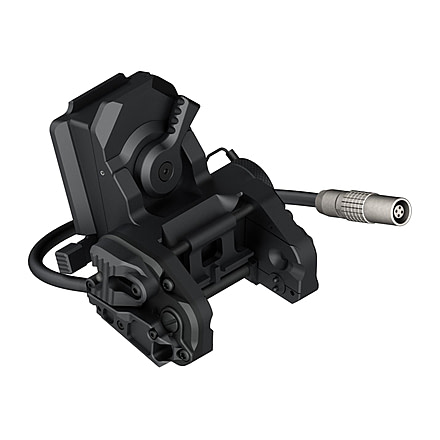 Wilcox DPAM NVG Mount/Interface Plate Adaptor/Three Hole Shroud/Lanyard/Cup, Black, 62100G04-B