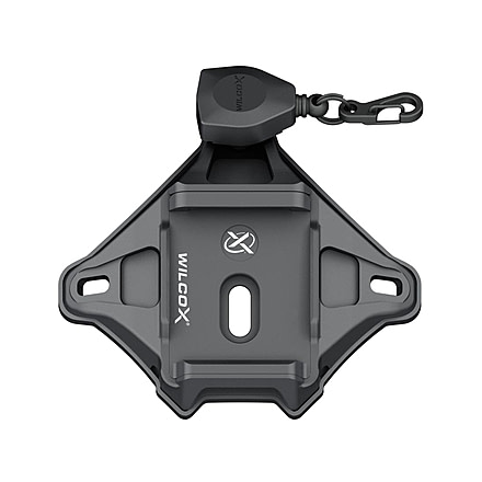 Wilcox Hybrid One/Three Hole Shroud with Lanyard, Black, 56100G39-B