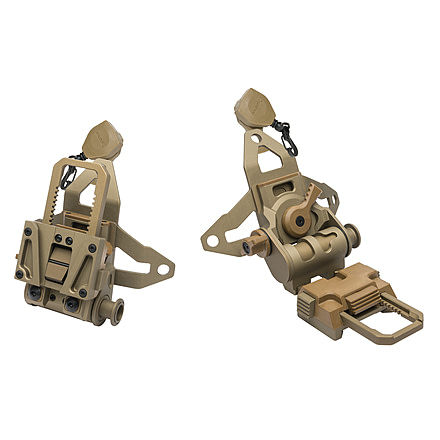 Wilcox G69 Fixed Night Vision Goggle Mount, Tan, 28300G69-T