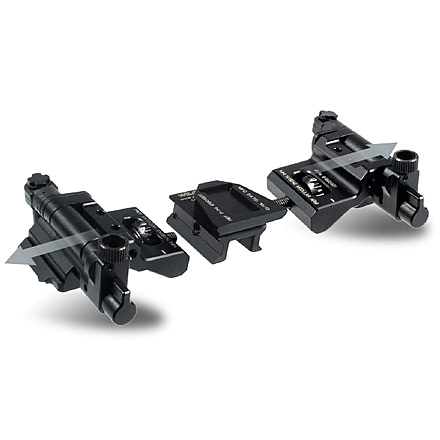 Wilcox Mini N-SEAS Binocular Bridge System, Right Hand, Black, 61303G01-B
