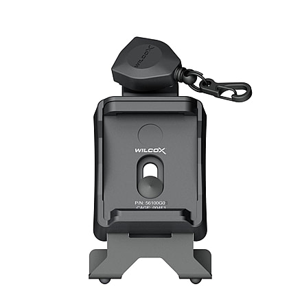 Wilcox One Hole Shroud w/ Lanyard for ACH/MICH Helmet, Black, NSN 5855-01-593-7049, 56100G03-B