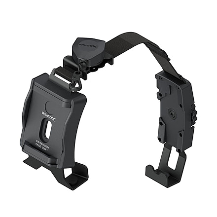 Wilcox Ratchet Strap Shroud f/ Non-Drilled ACH/MICH Helmet, Black, 56100G01-B