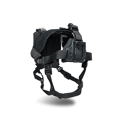 Wilcox Skull Lock Head Harness Mount-Lite, Black, Large, 26000G06-B