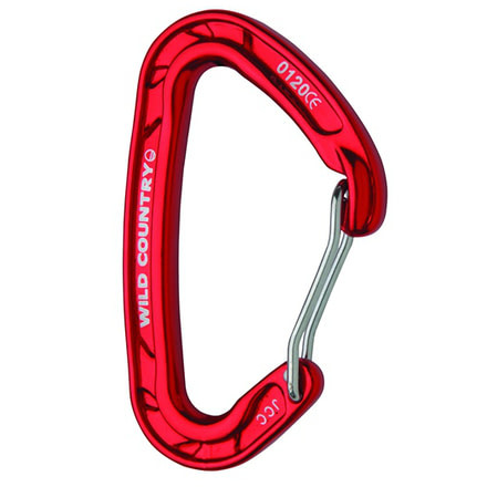 Wild Country Climbing Astro Tech Wire Carabiner-Red