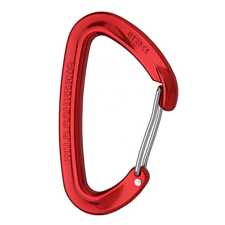 Wild Country Climbing Wild Wire Techwire Carabiner - Red