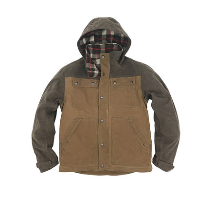 Wild Outdoor Apparel Wild Electric Co Parka, Vermont Tan Waxed, Large, 013168200472