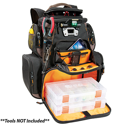 Wild River Tackle Tek Nomad XP - Lighted Backpack w/ USB Charging System w/2 PT3600 Trays 52700