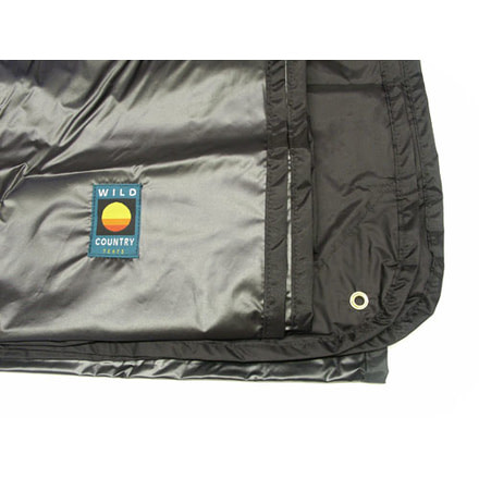 WildCountry Zephyros Comapct 1 Footprint, Black, 51Z1GSP
