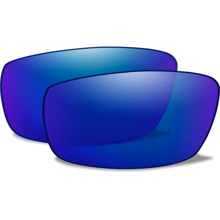 Wiley X AirRage Replacement Parts - Polarized Blue Mirror w/ Green Lens (LENS ONLY) 698P