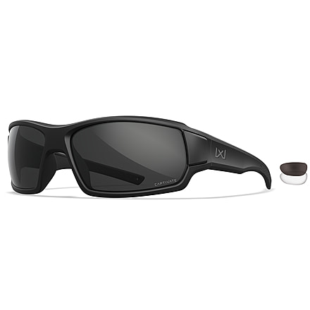 Wiley X Changeable Series Breach XL 2.5 Captivate Sunglasses, Clear Lens, CHBRCCCXL