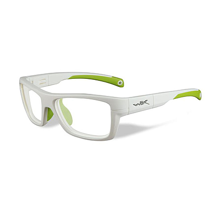 Wiley X Crush Sunglasses, Glow Frame/ Clear, YFCRS02