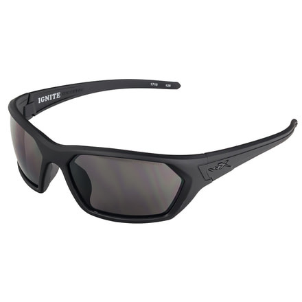 Wiley X Ignite Sunglasses, Matte Balck Frame/ Black Ops Smoke, ACIGN01
