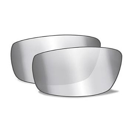 Wiley X P-17 Replacement Lens,Silver Flash Smoke Grey P-17SF