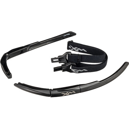 Wiley X Saber Advanced Replacement Parts - Matte Black Frame Only w/accessories, No Lens, 306F