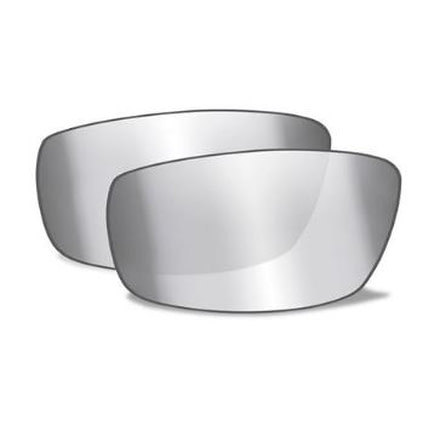 Wiley X Tobi Replacement Lens,Polarized Silver Flash Smoke Grey ACTOBP