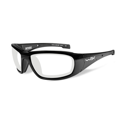 Wiley X WX Boss Replacement Parts - Matte Black Frame Only w/accessories, No Lens, CCBOS04F