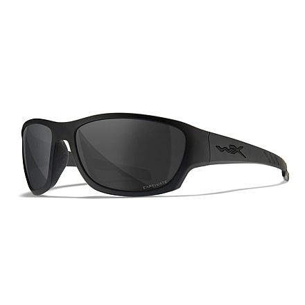 Wiley X WX CLIMB Sunglasses, Smoke Grey Lens/ Matte Black Frame, ACCLM01