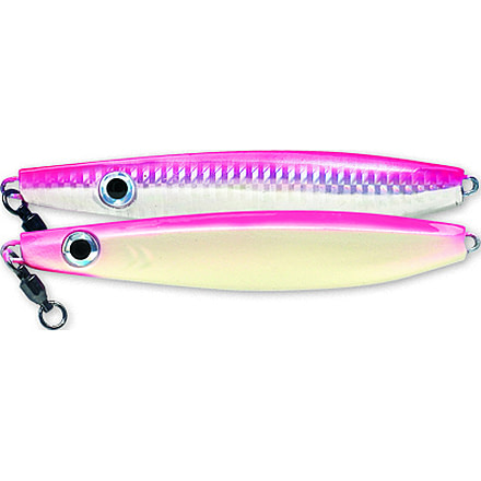 Williamson Vortex Speed Jig, 9/0 Assist Hook, Hot Pink Glow, 3 1/2oz, 4 3/4in, VSJ100HPGL