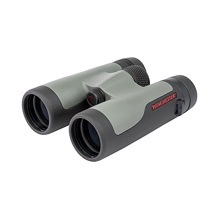 Winchester Supreme Optics 10x42mm Roof Prism Binocular, Black/Gray, W12-1042