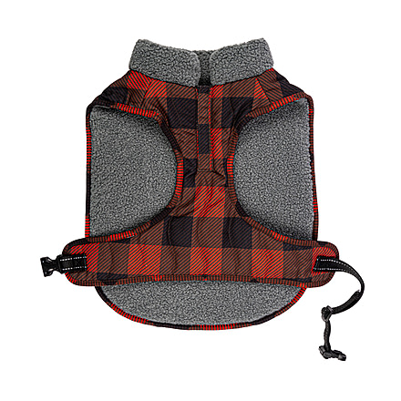 Winchester Pet King Buck Quilted Dog Jacket, Buffalo Red, S/M, KB-QJKT-RDBFL-S/M-1