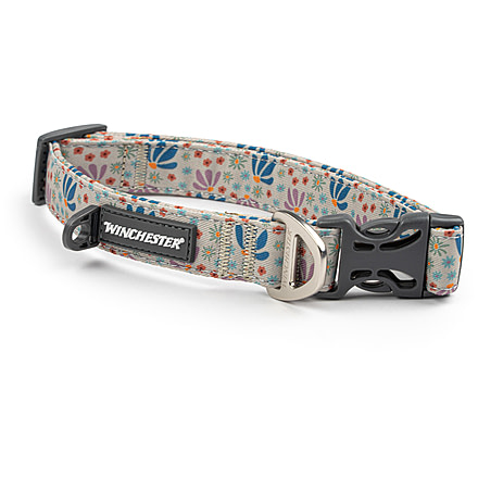Winchester Pet Printed Collar, Abstract Floral, M, WP-PC-AF-M-1
