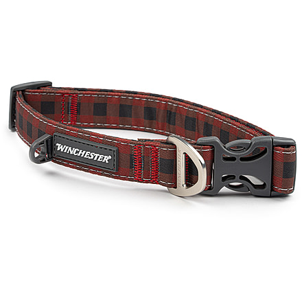 Winchester Pet Printed Collar, Buffalo Red, M, WP-PC-BFLRD-M-1