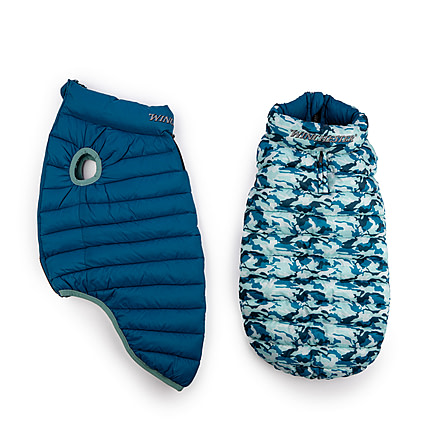 Winchester Pet Puffer Jacket, Camo Blue, M, WP-PJ-CMOBLU-M-1