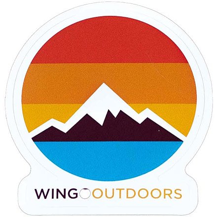 Wingo Outdoors Die Cut Logo Sticker, W-DEC-LDC-L