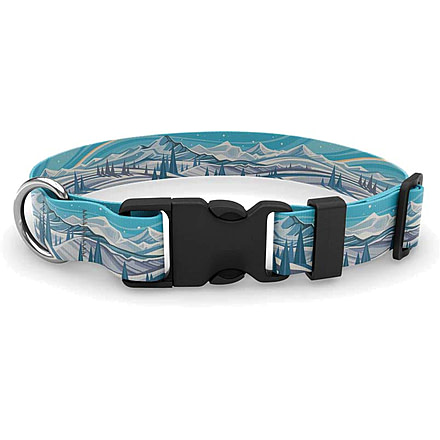 Wingo Outdoors Artisan Dog Collar, Alpine Snow, Large/XLarge, W-COL-134-LXL