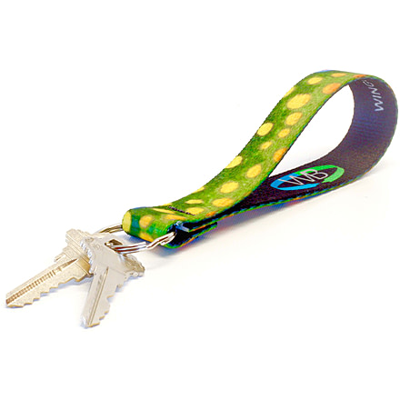 Wingo Outdoors Key Fob, 5in Length, 1in Ring, Brook Trout, W-KEY-103-5IN