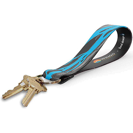 Wingo Outdoors Key Fob - Kind Design, Delaware River, 5 inch length, W-KEY-407-5IN