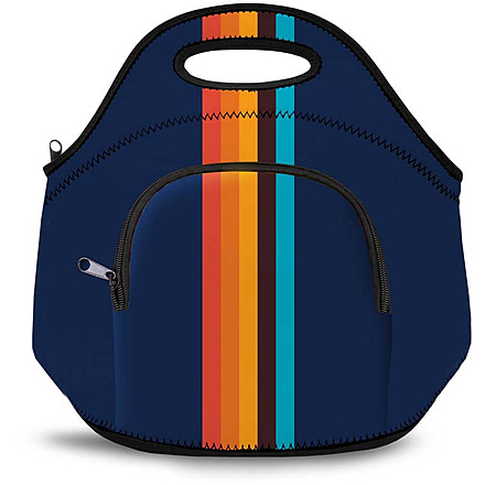 Wingo Outdoors Neoprene Lunch Pack, Navy Retro, W-NLP-140-OS