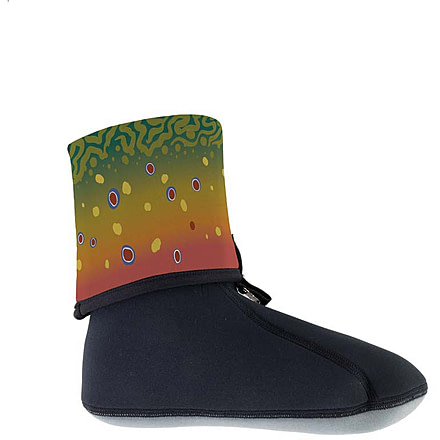 Wingo Outdoors Neoprene Wading Socks, Brook Trout, Large, W-NWS-122-LG