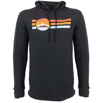 Wingo Outdoors Retro Hoodie - Men's, Black w/ Retro Logo, Medium, W-APP-RLH-BM