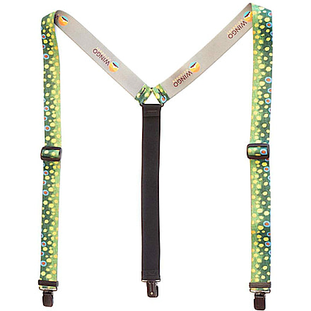 Wingo Outdoors Suspender, Brook Trout, 40 to 62 inches, W-SUS-122-OS