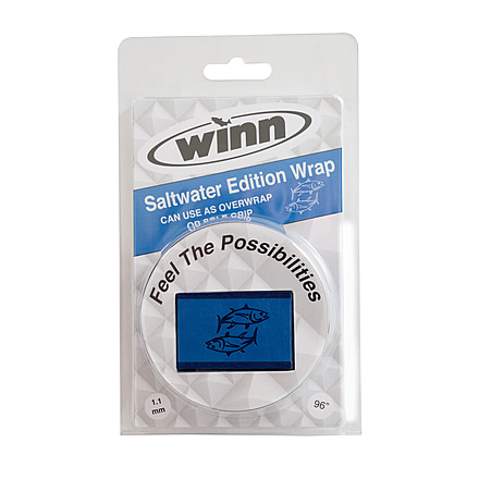 Winn Grips Superior Rod Grip Overwrap, Tuna, 96in L, Blue All-Weather-Durable WD Polymer Material, OWT11-BL