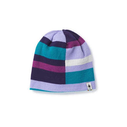 Smartwool Wintersport Stripe Hat-Youth Unisex, Purple Mist H, Medium, SW010440A17-SM