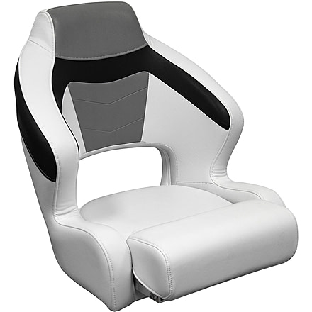 Wise Baja XL Bucket Seat, Brite White/Marble Grey/Black, Large, 3338-1782