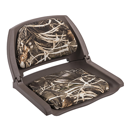 Wise Camo Padded Plastic Fold Down, Brown Shell/ Max 5 Cushions, Medium, 8WD139CLS-B-733