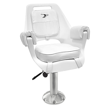 Wise Deluxe Pilot Chair with WP23-15-374 Ped, Wise White, Medium, 8WD007-710