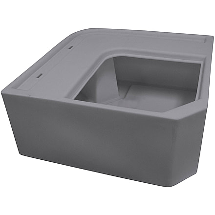 Wise Deluxe Pontoon Radius Corner Section - Base Only, Grey, 8WD133-1B-221