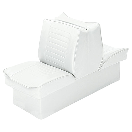 Wise Deluxe Small Craft Lounge Seat w/ 8'' Base, Wise White, 8WD521P-1-710