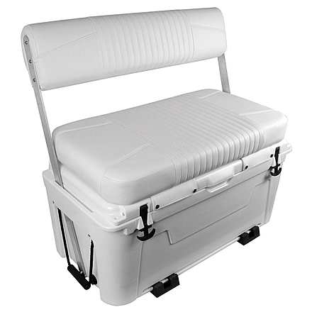 Wise Ice Cage Swingback Cooler Seat with Mounting Clamps, Mystic White, Large, 3330-1784