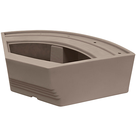 Wise Premier Pontoon 32in Radius Corner - Base Only, Mocha Java, BM1146-1B-1725