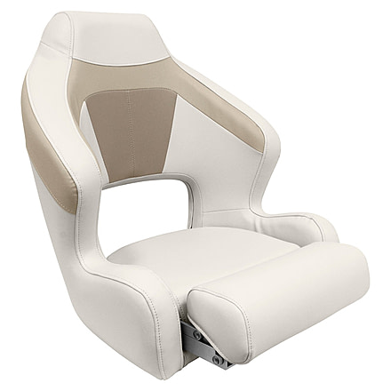 Wise Premier Pontoon XL Bucket Seat, Platinum/Mocha Java/Khaki, Large, BM3338-1066