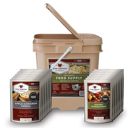 Wise Prepared Meals Wise Emergency Food Kit 56 Ser