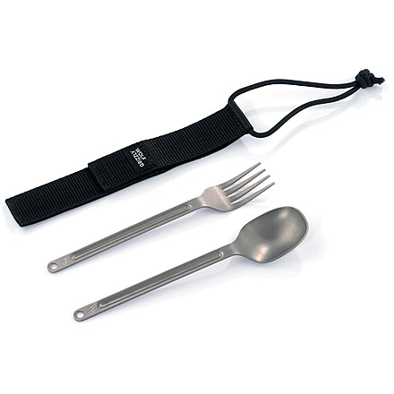 Wolf And Grizzly Titanium Cutlery, 7 in, WG-CL