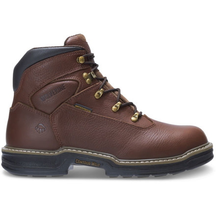 USED Wolverine Buccaneer Waterproof 6in Boot - Men's, Dark Brown, 15 US, Extra Wide, W04821-15.0EW, EDEMO1