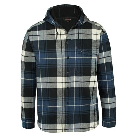 Wolverine Bucksaw SJ Shirt - Men's, Blue Plaid, Extra Large W1203770-400-XL